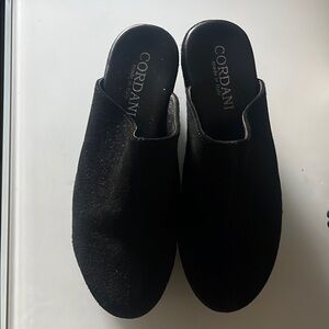 Cordani Black Mules Classic Minimalist Design